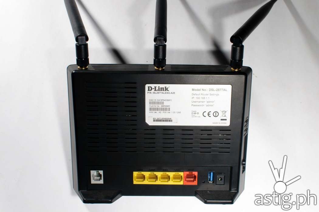 You can plug the D-Link DSL-2877AL directly into your DSL phone line