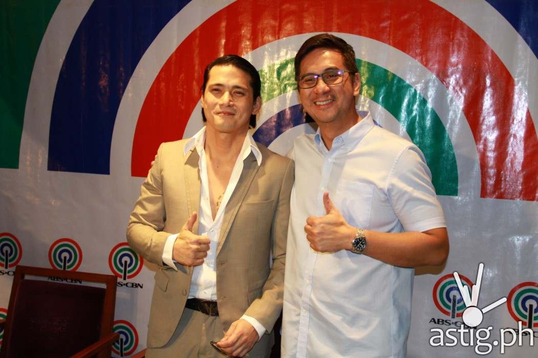 Robin Padilla and ABS-CBN TV Production head Laurenti Dyogi