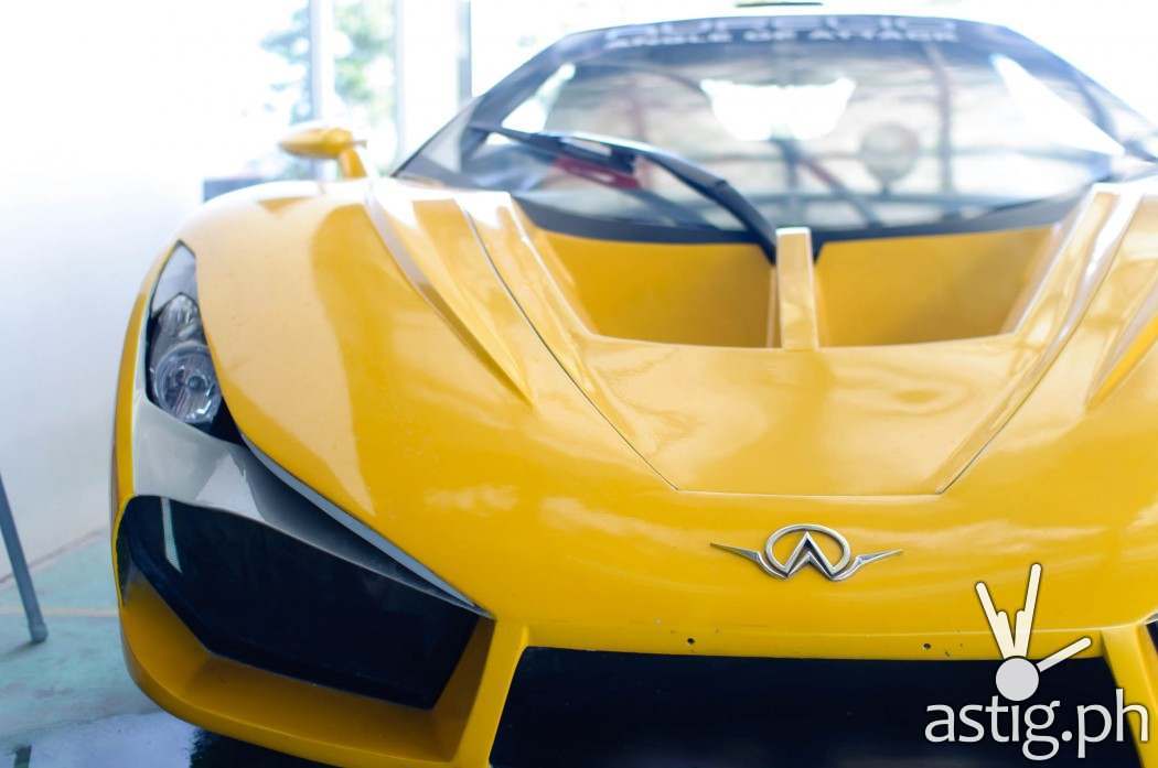 Aurelio super car front shot - Prototype 1