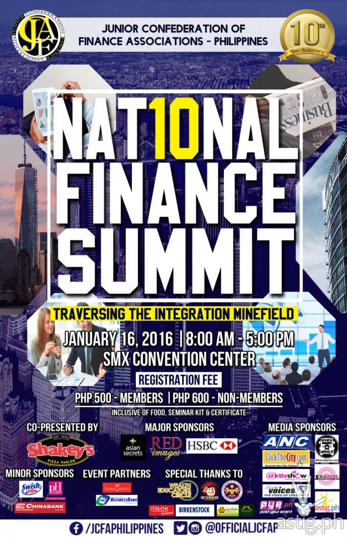JCFAP National Finance Summit poster