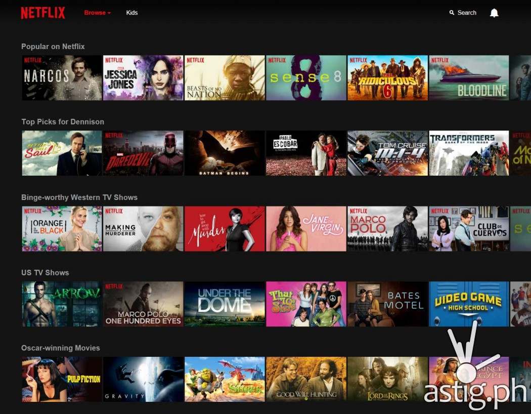 Subscribers in the Philippines will now have access to the latest movies and television series, including Netflix original programs such as Sense8, Jessica Jones, Narcos, and Marvel's Daredevil