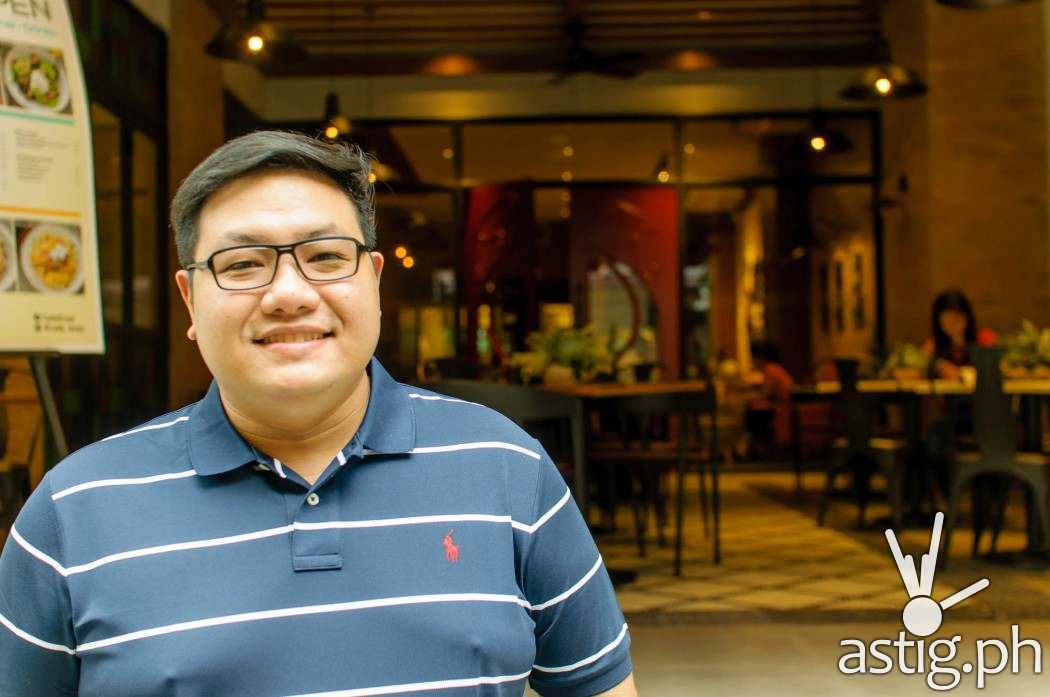 Chef RJ Ungco of Café Enye Eastwood Libis Quezon City