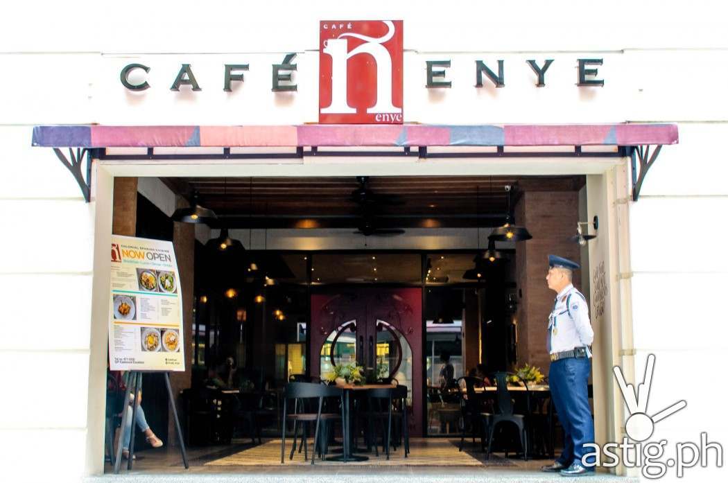 Café Enye is located the Ground Floor of the Excelsior Condominium on Eastwood Avenue, Eastwood City