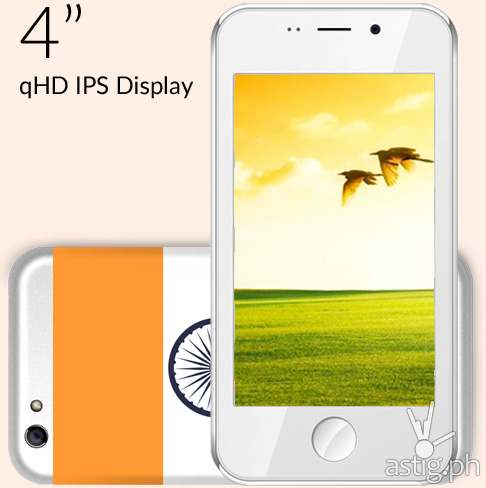 Freedom 251 comes with a 4-inch qHD IPS display