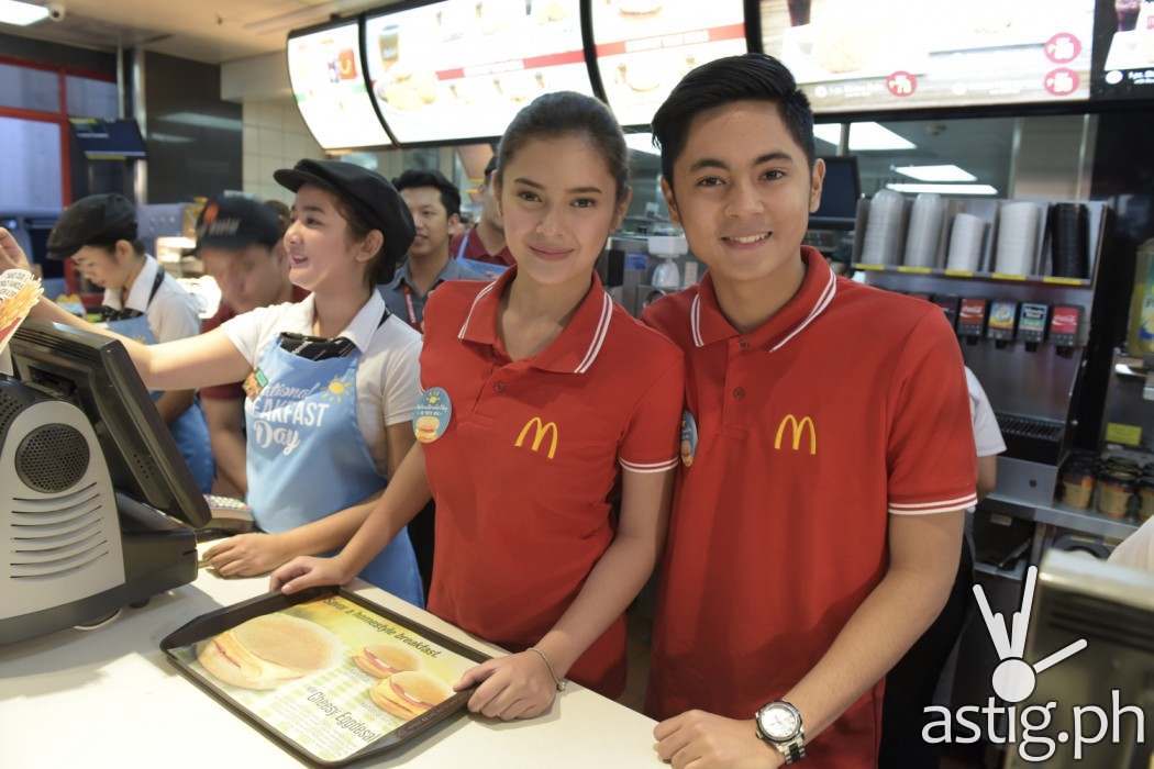 Bianca Umali and Miguel Tanfelix at McDonald’s Quezon Avenue, Quezon City