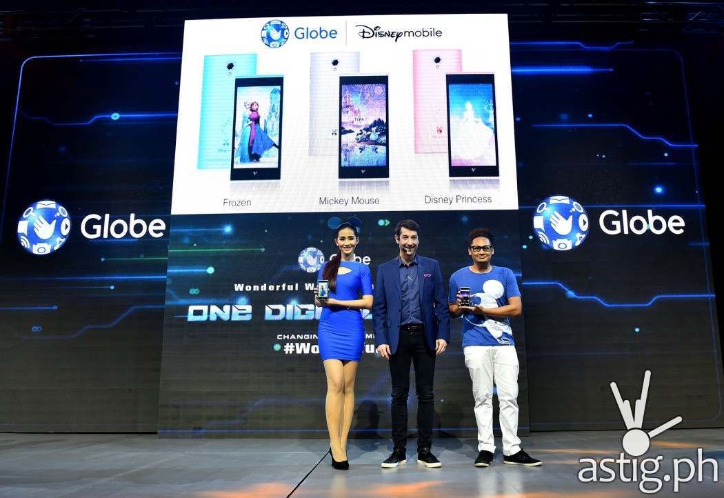 Globe Senior Advisor for Consumer Business Dan Horan announces launch of Disney Mobile with the Philippines as the first country and Globe as the first telco to carry it in Southeast Asia