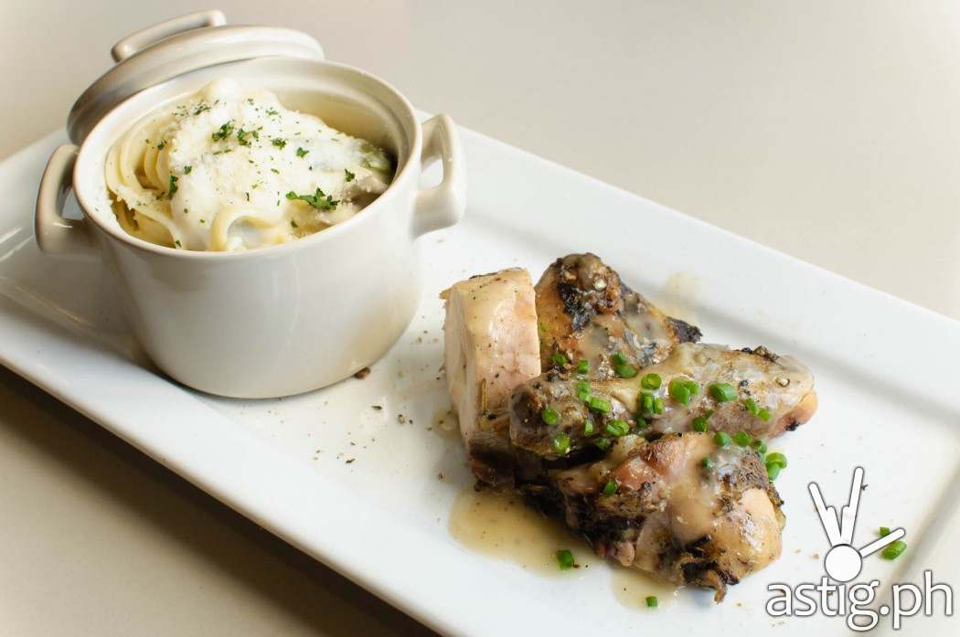 Grilled chicken with essence of rosemary at The Round Table Kapitolyo