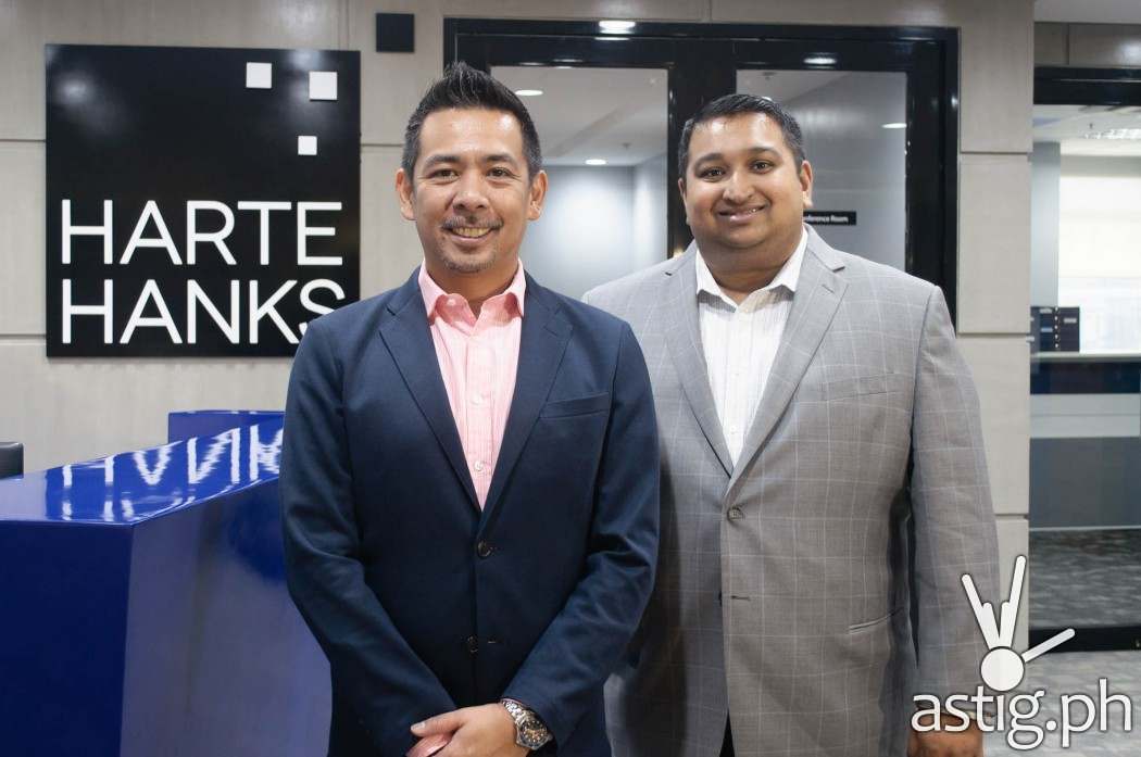 Jonathan Bondoc, Country Manager, Harte Hanks Philippines with Benjamin Chacko, Head of BPO Operations for Harte Hanks