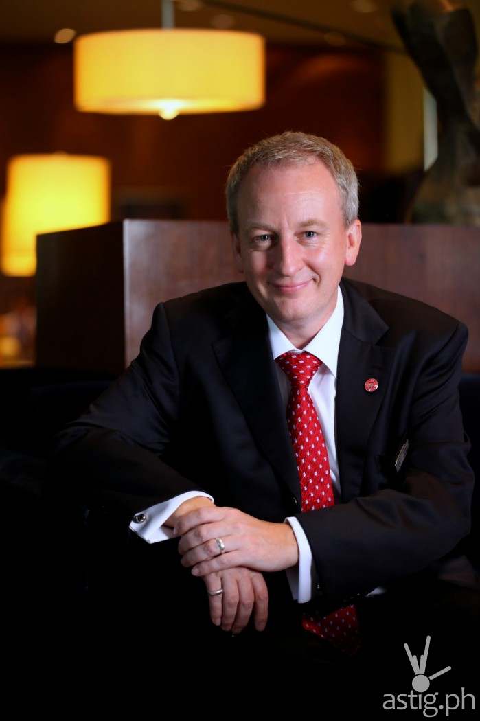 Bruce Winton, General Manager for Marriott Manila