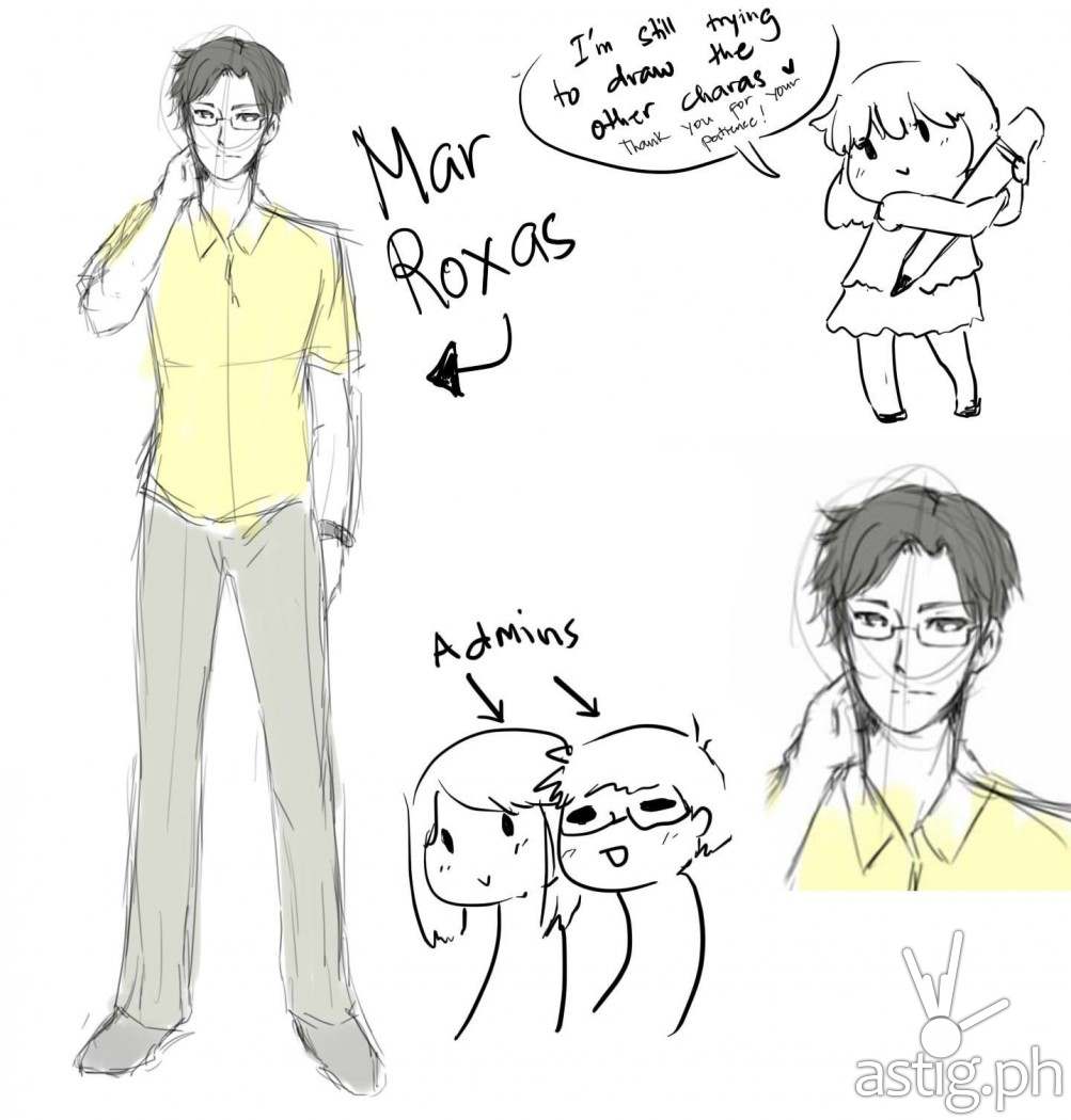 Rodrigo Mar Roxas character design from Duriam Chronicles by Voni Bunbuns