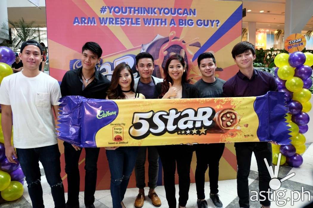 Launched last May 27 at Glorietta 3 Activity Center Makati, Ayala Malls, Cadbury 5Star went full on with crazy challenges lead by its millennial ambassadors Arisse de Santos and Alex Diaz along with celebrity guests Axel Torres, Patrick Sugui, Richard Juan, Ryan Sy and Markki Stroem. 