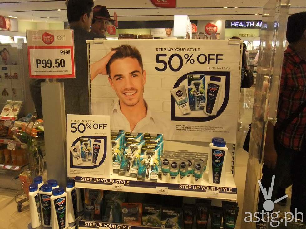 Men, Step up your style at Watsons. Time to be MANdated.