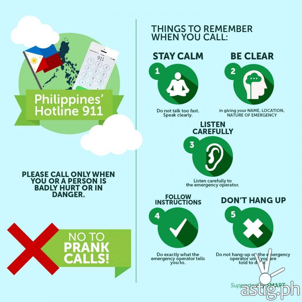 INFOGRAPHIC: 911 Philippines emergency hotline