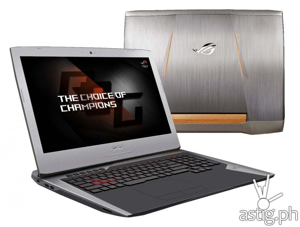 ASUS ROG G752 series gaming laptop