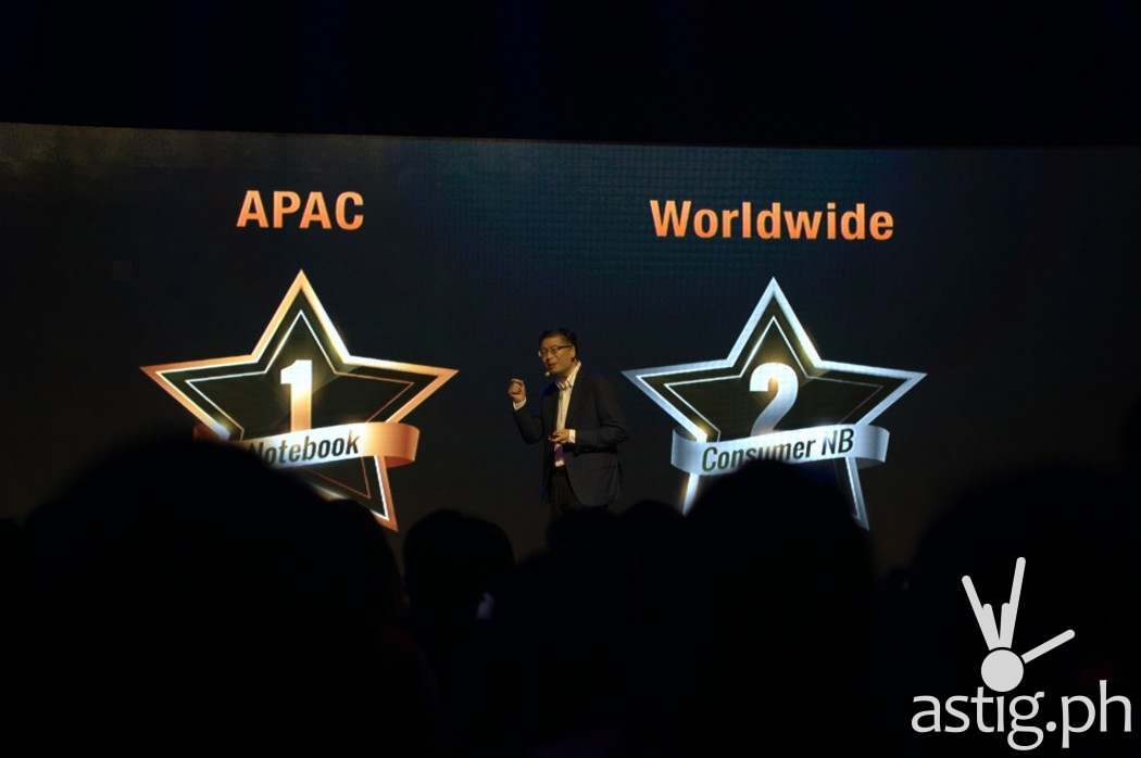 ASUS is #1 in APAC and #2 worldwide for laptops