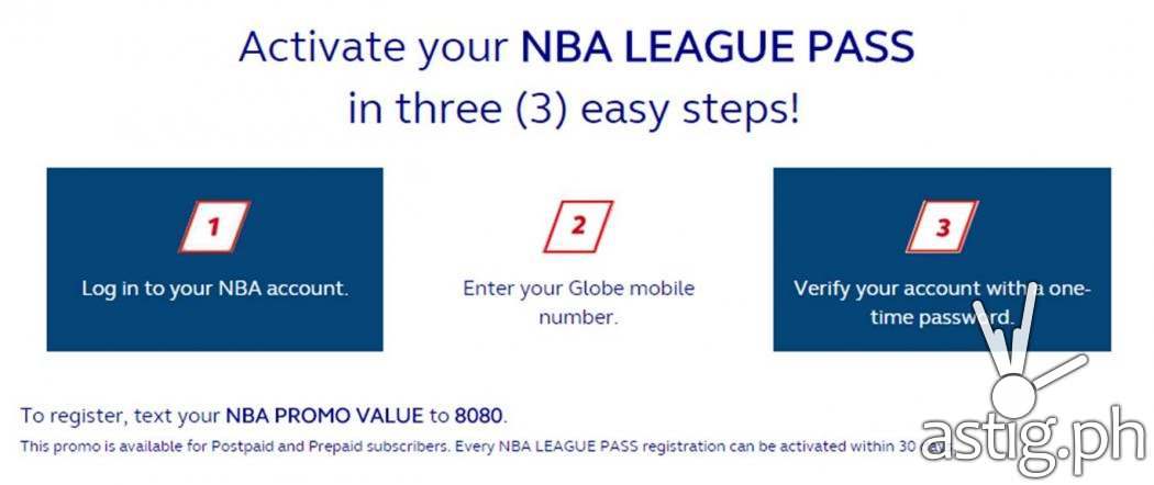 NBA League Pass Easy Steps
