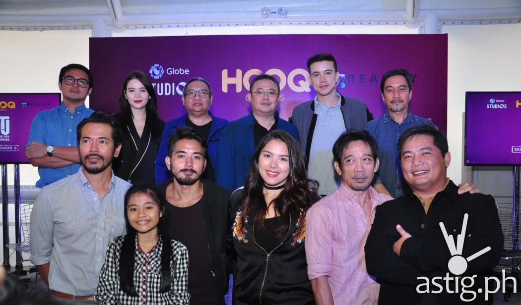 The Cast of OTJ Series with Director Erik Matti and Producer Dondon Monteverde