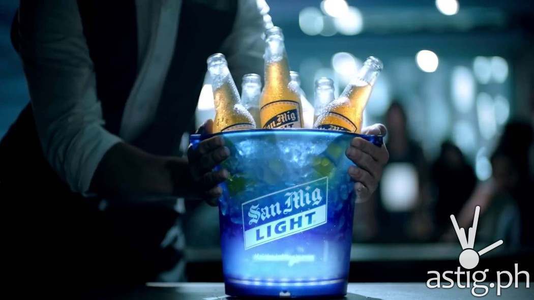 One 330ml bottle of San Mig Light contains 100 calories