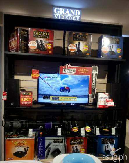 Grand Videoke store display at SM Appliance Center, SM Megamall