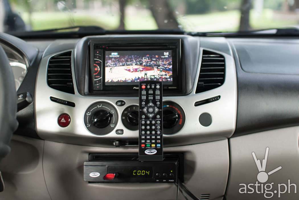 The WOW! TV Box is perfect for car installations