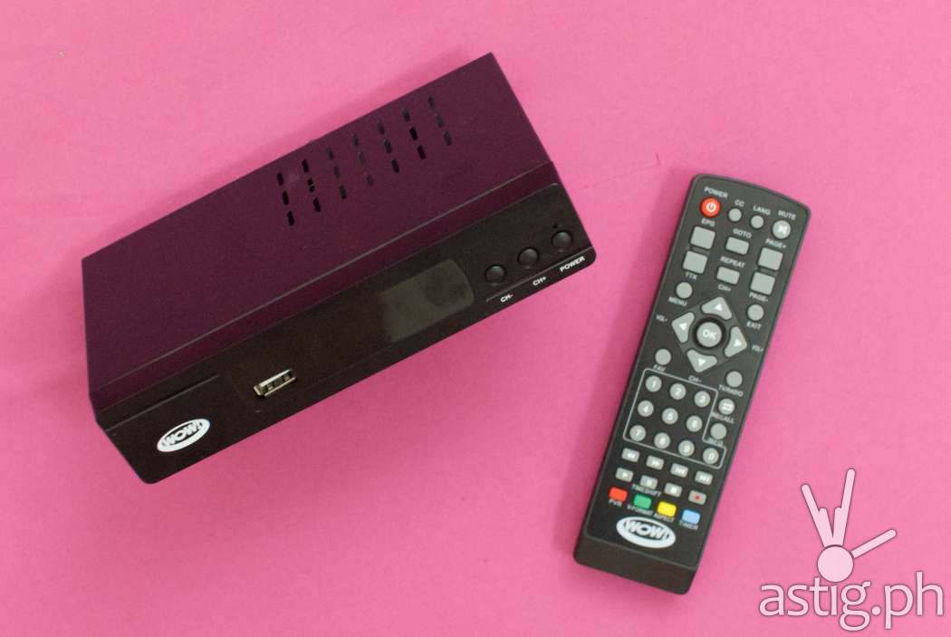 WOW TV Box and remote control