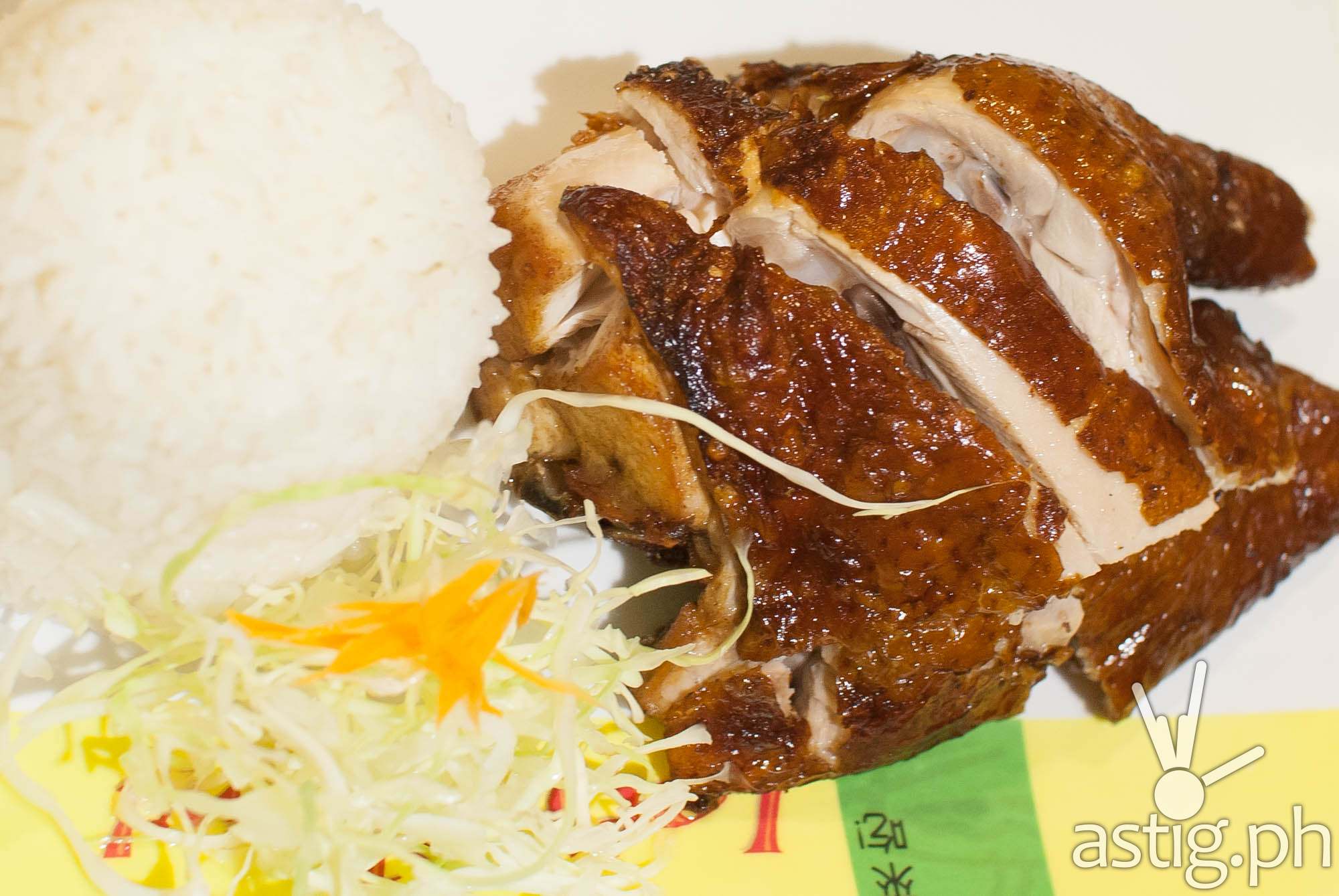 Chinese Fried Chicken with Rice - Let's Chow Rice and Noodle Haus restaurant Makati Cinema Square