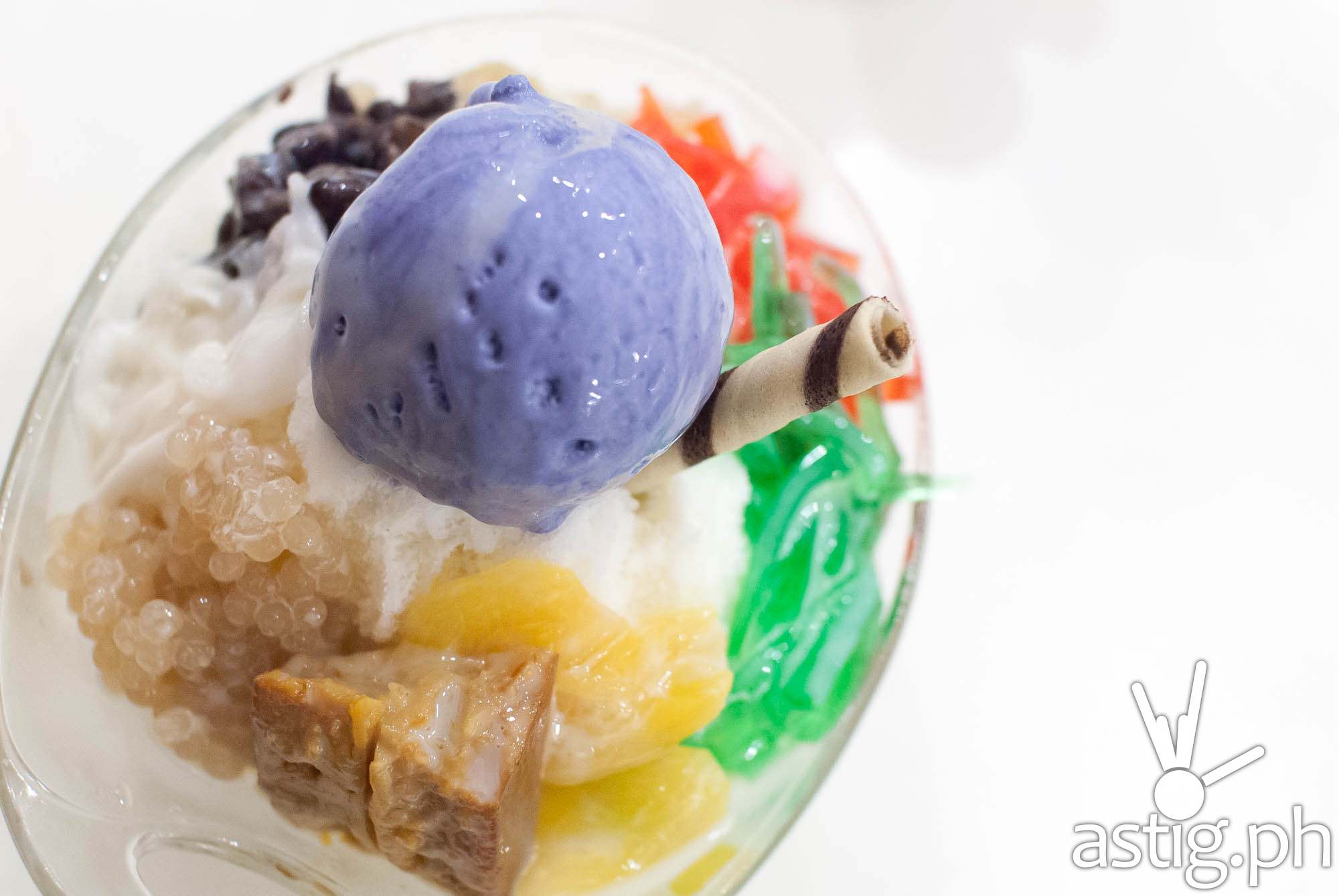 Filipino Halo-halo - Let's Chow Rice and Noodle Haus restaurant Makati Cinema Square