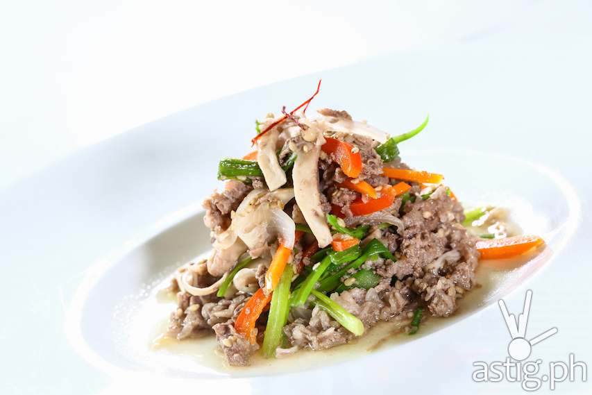 Beoseot Bulgogi – braised beef with mushrooms bulgogi