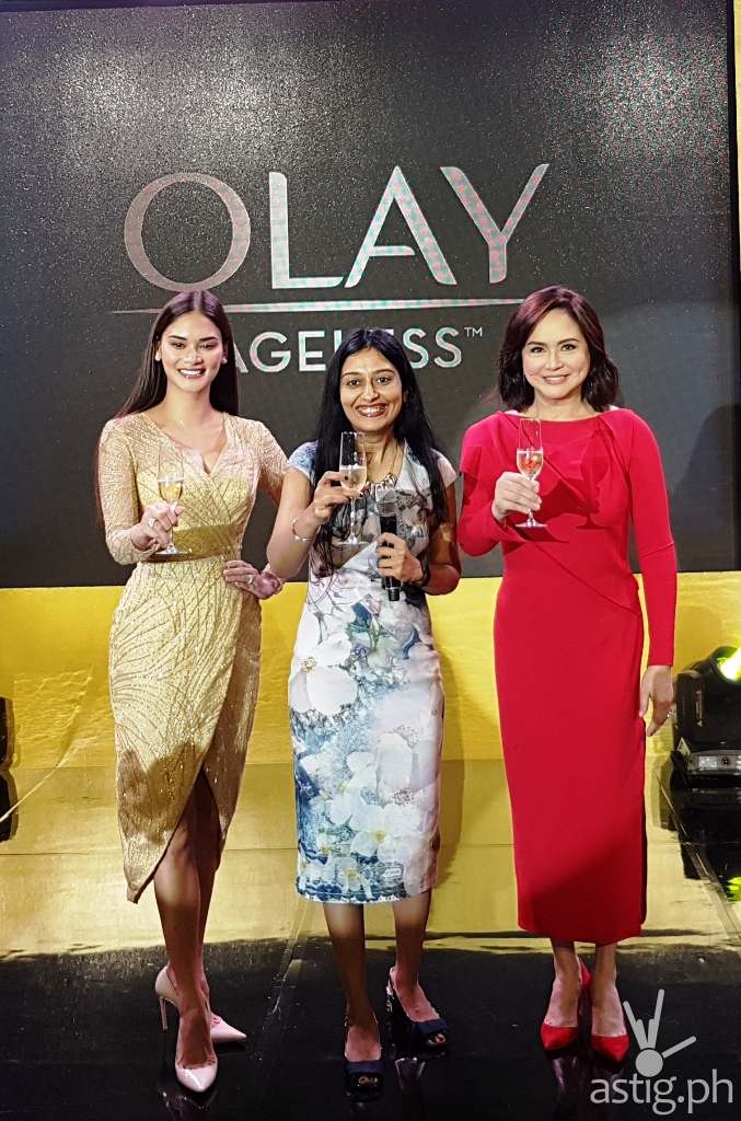 Olay White Radiance, Olay Total Effects, and Olay Regenerist Charo Santos-Concio and Pia Wurtzbach