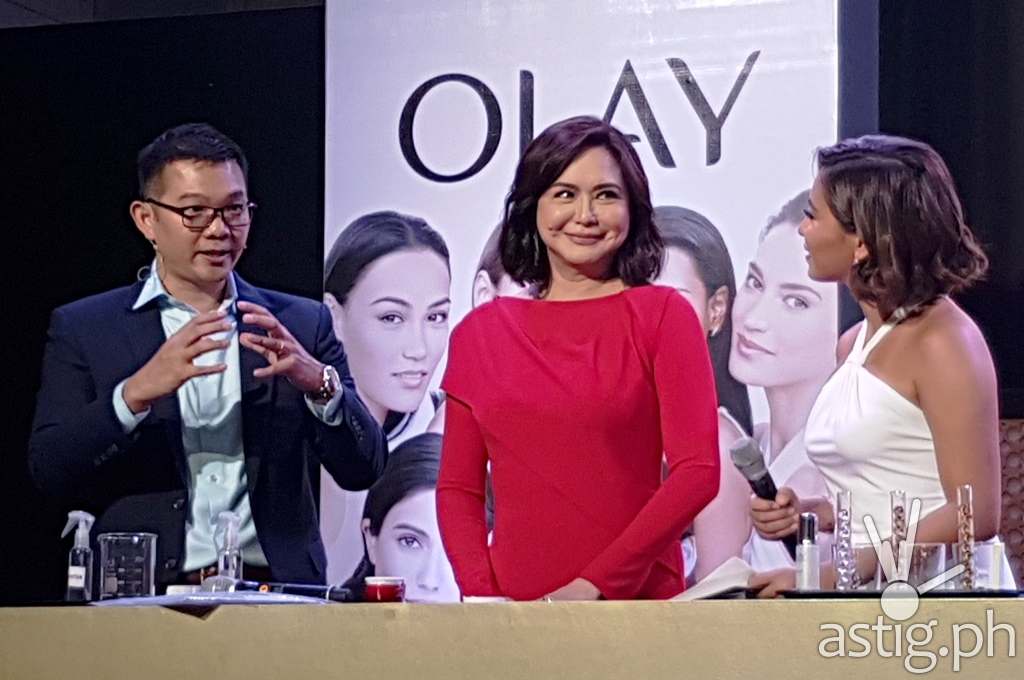 Olay White Radiance, Olay Total Effects, and Olay Regenerist Charo Santos-Concio