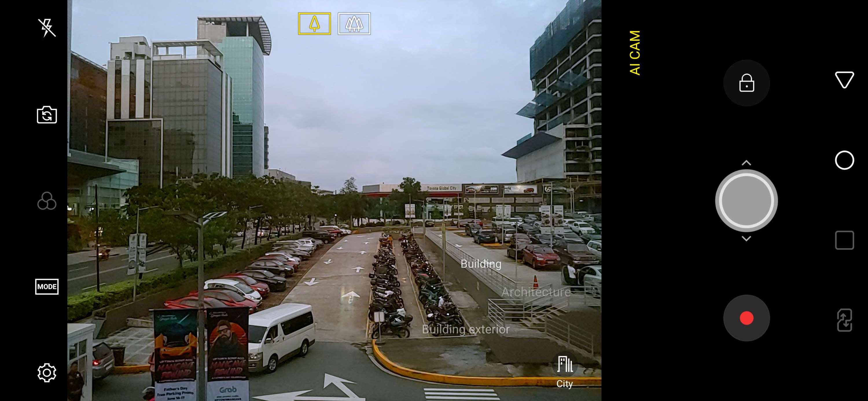 Camera settings - LG G7 ThinQ screenshot