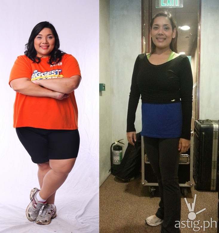 Before and after: Kayen of The Biggest Loser Pinoy Edition Doubles