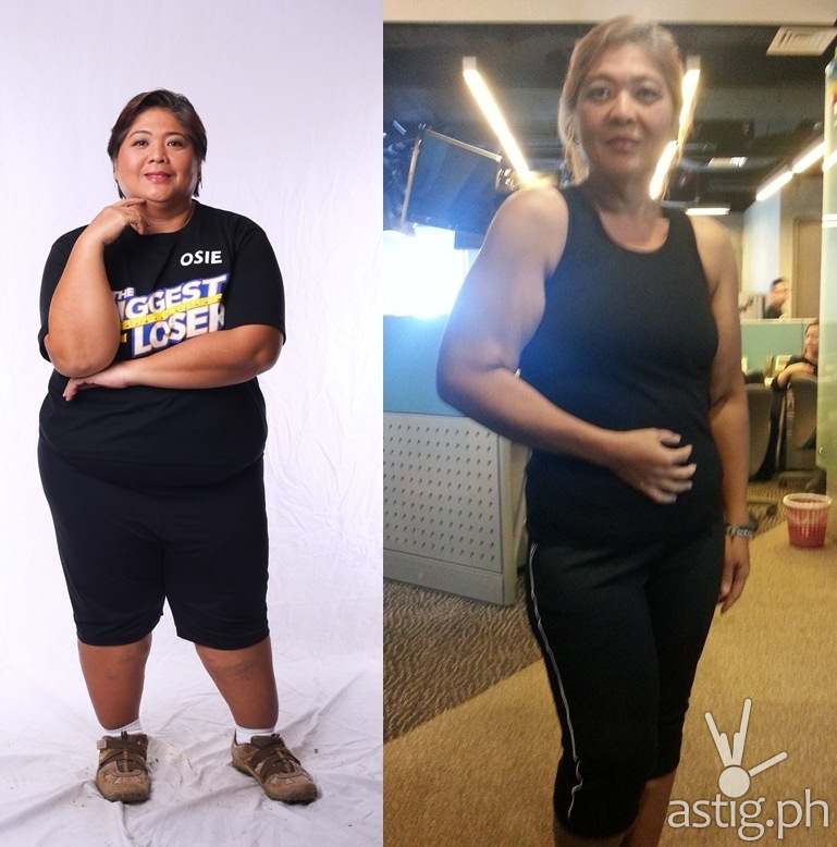 Before and after: Osie of The Biggest Loser Pinoy Edition Doubles
