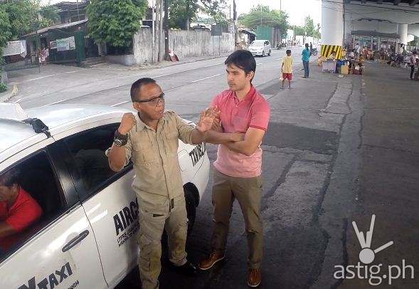 Spray taxi with Atom Araullo in Red Alert