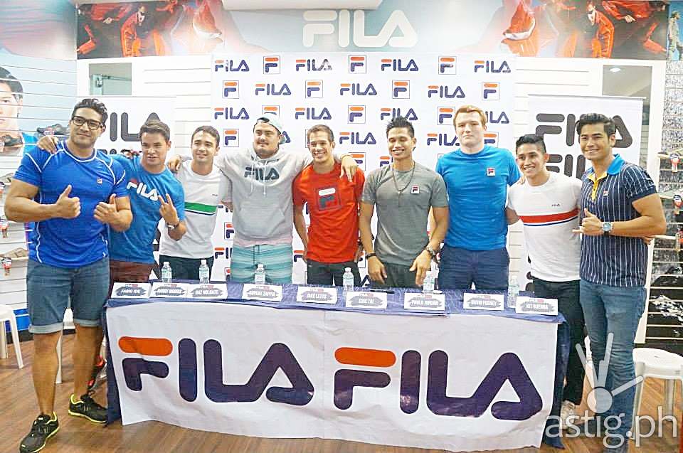 Philippine Volcanoes and Fabio Ide at the Fila Meet and Greet event