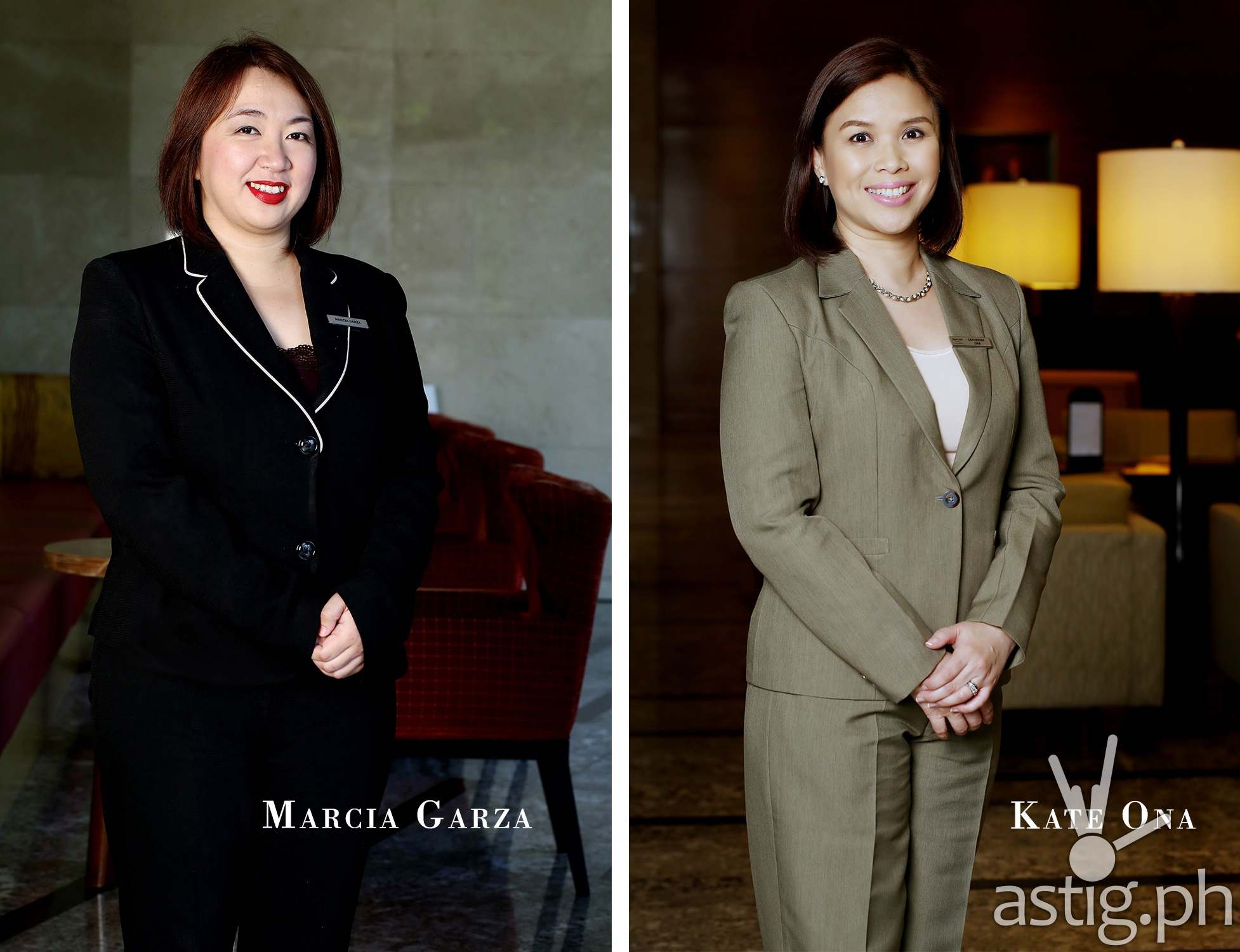 Marriott Hotel Manila's new executives Marcia Garza and Kate Ona