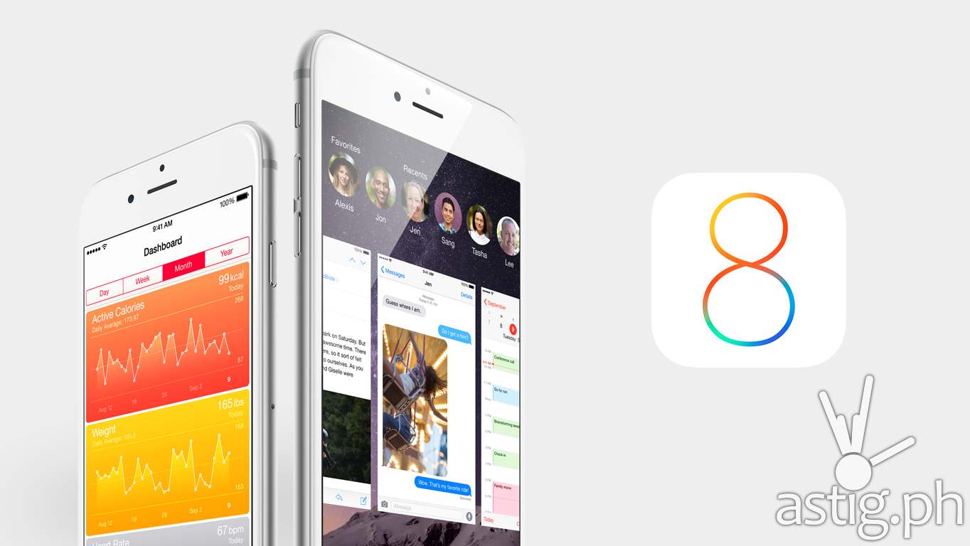 The Apple iPhone 6 and iPhone 6 Plus will come shipped with iOS 8
