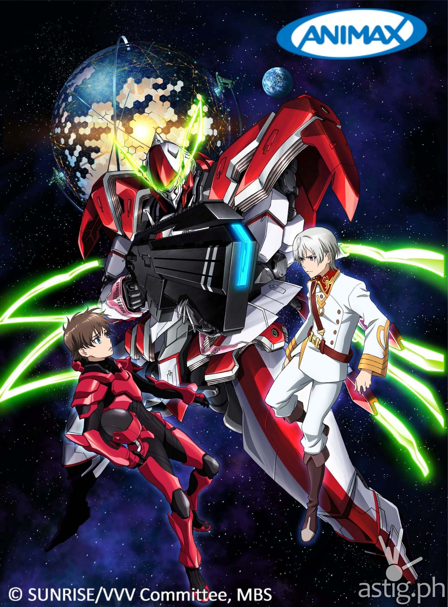 Action-packed mecha anime 