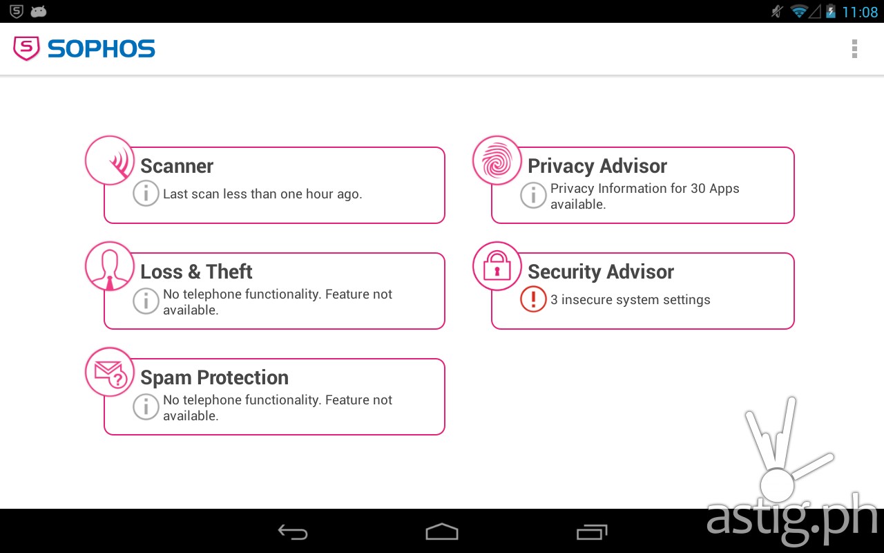 Sophos antivirus for Android