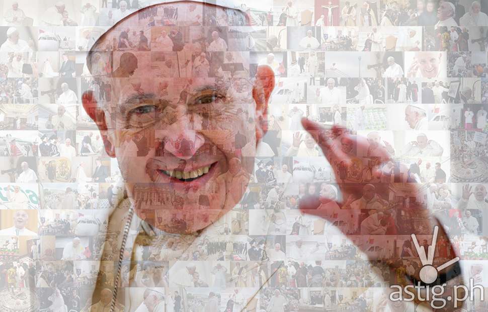 Pope Francis interactive mosaic shows the highlights of his life