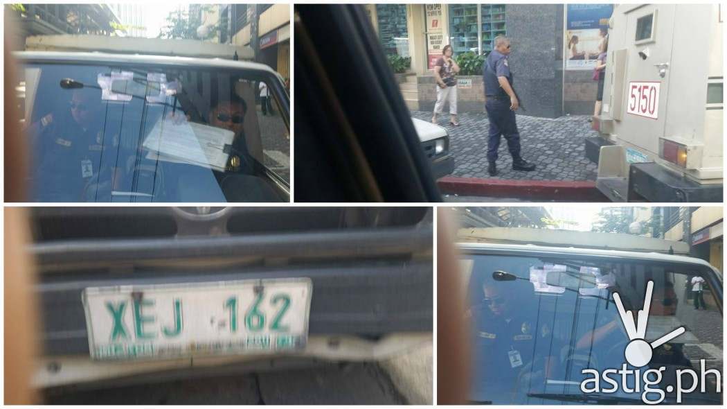 security guards threaten woman in Makati traffic incident