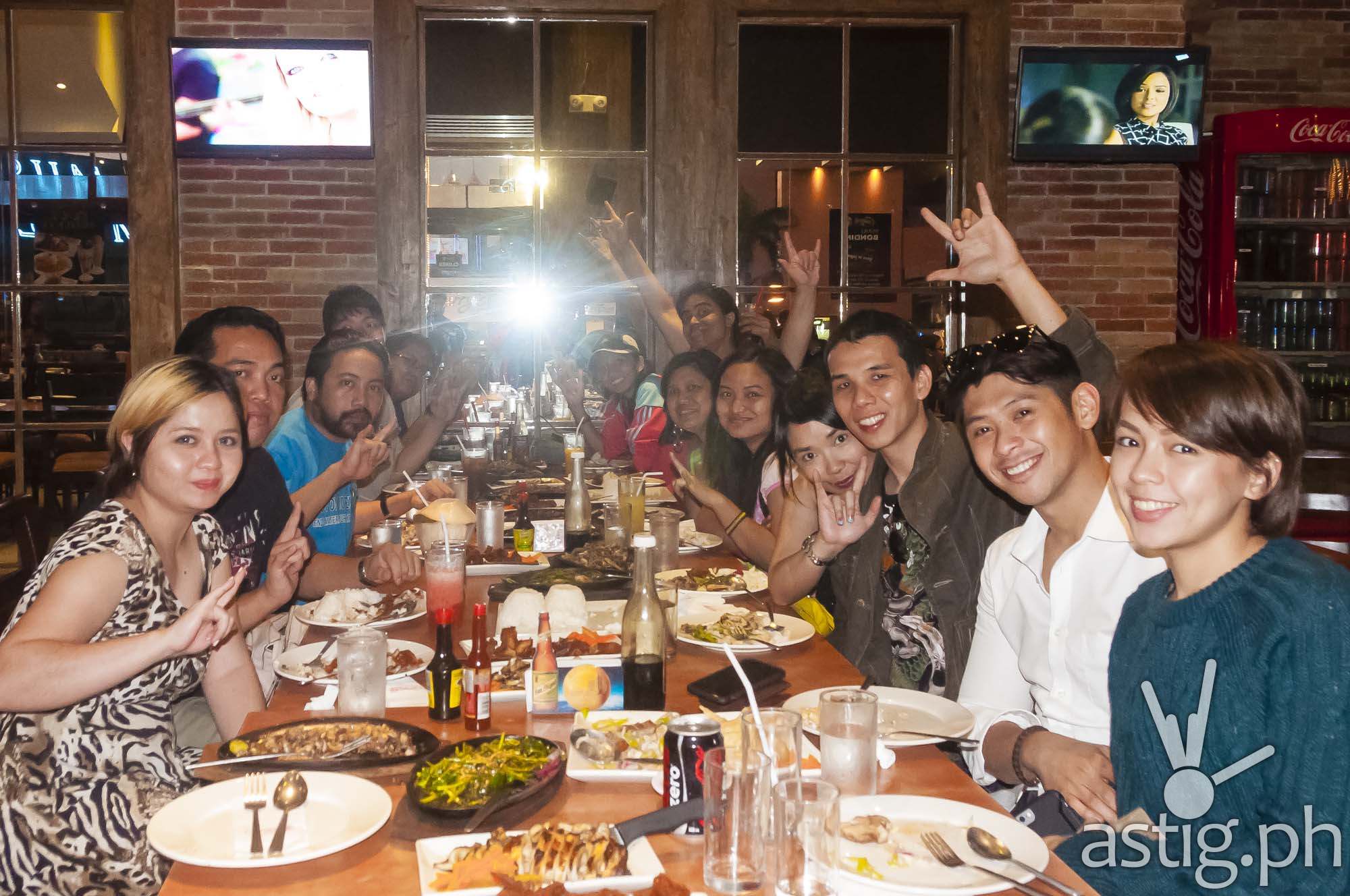 ASTIG.PH celebrates a successful year at Gerry's Grill in Promenade, Greenhills