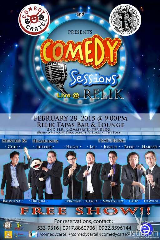 Comedy Sessions at Relik