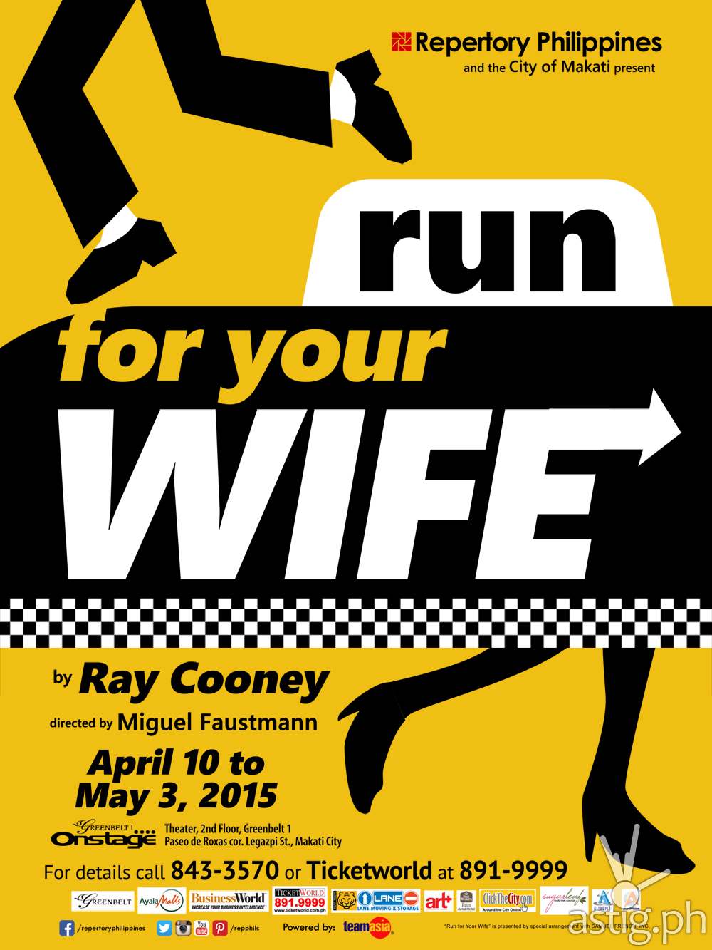 Repertory Phils Run For Your Wife poster