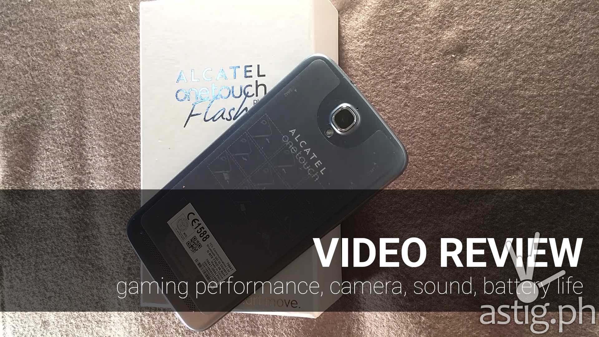 Alcatel ONETOUCH Flash Plus gaming performance, camera, audio, battery life