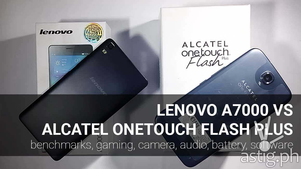 Alcatel ONETOUCH Flash Plus vs Lenovo A7000