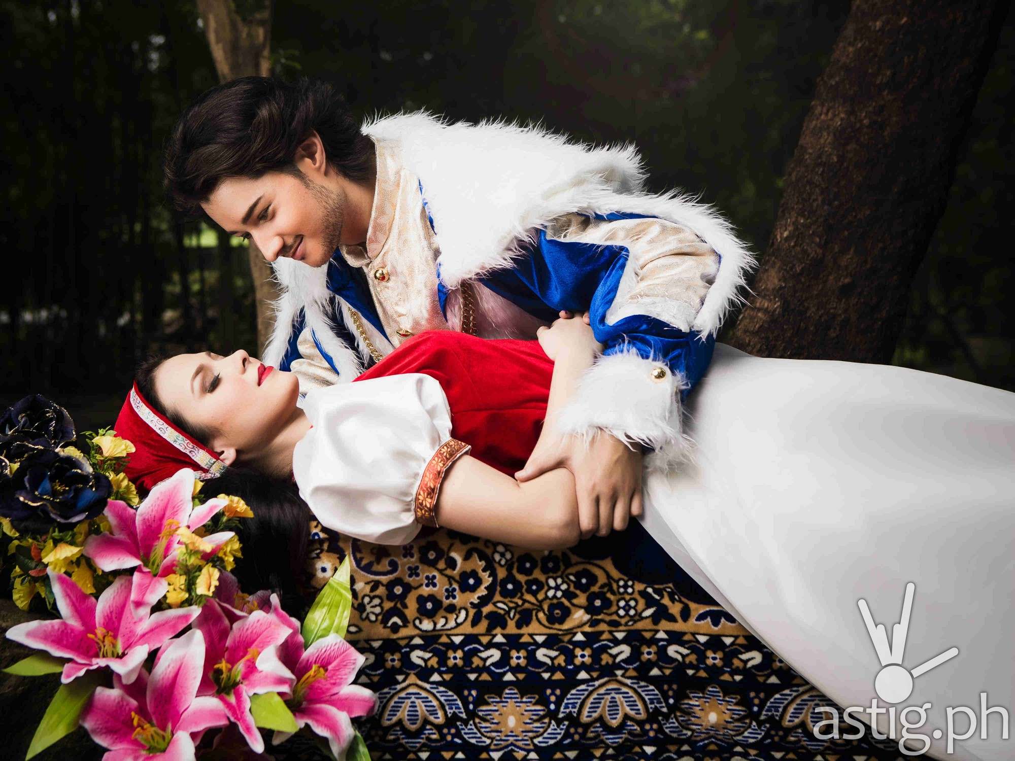 Alana Vicente (Snow White), Jos Jalbuena (Prince)