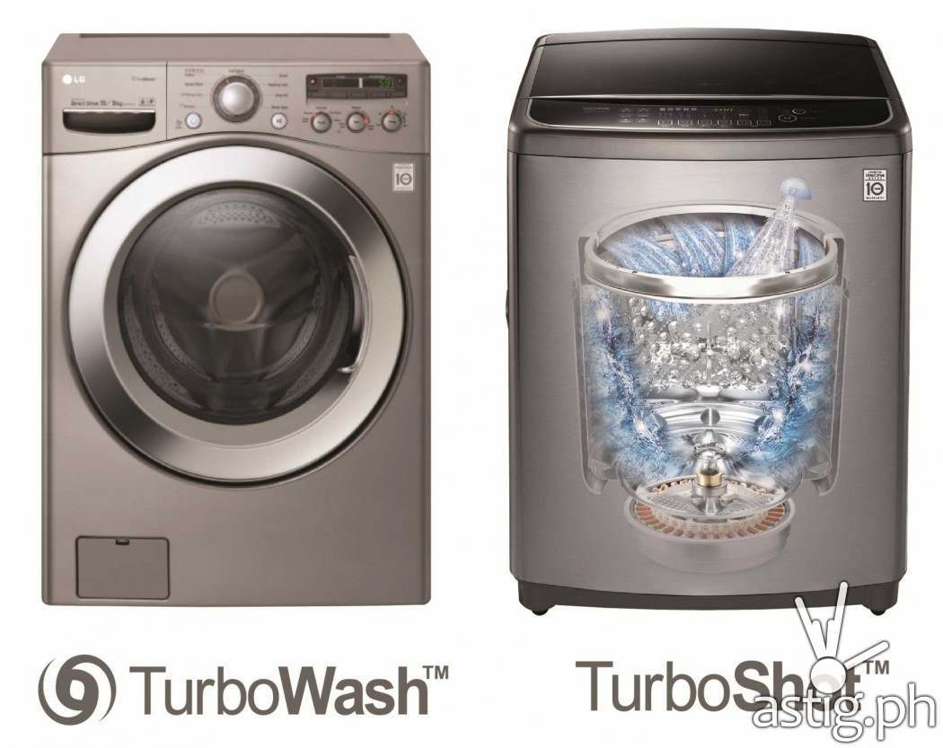 LG TurboWash + TurboShot washing machine ASTIG.PH