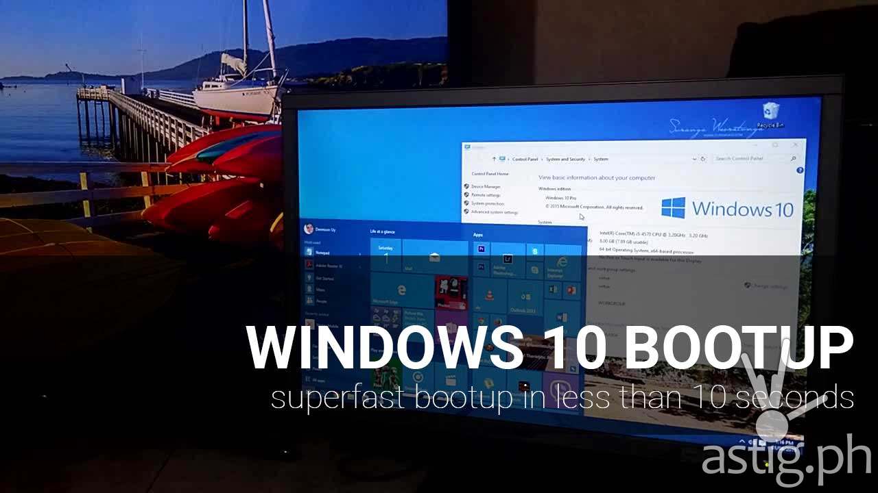 Windows 10 boot video