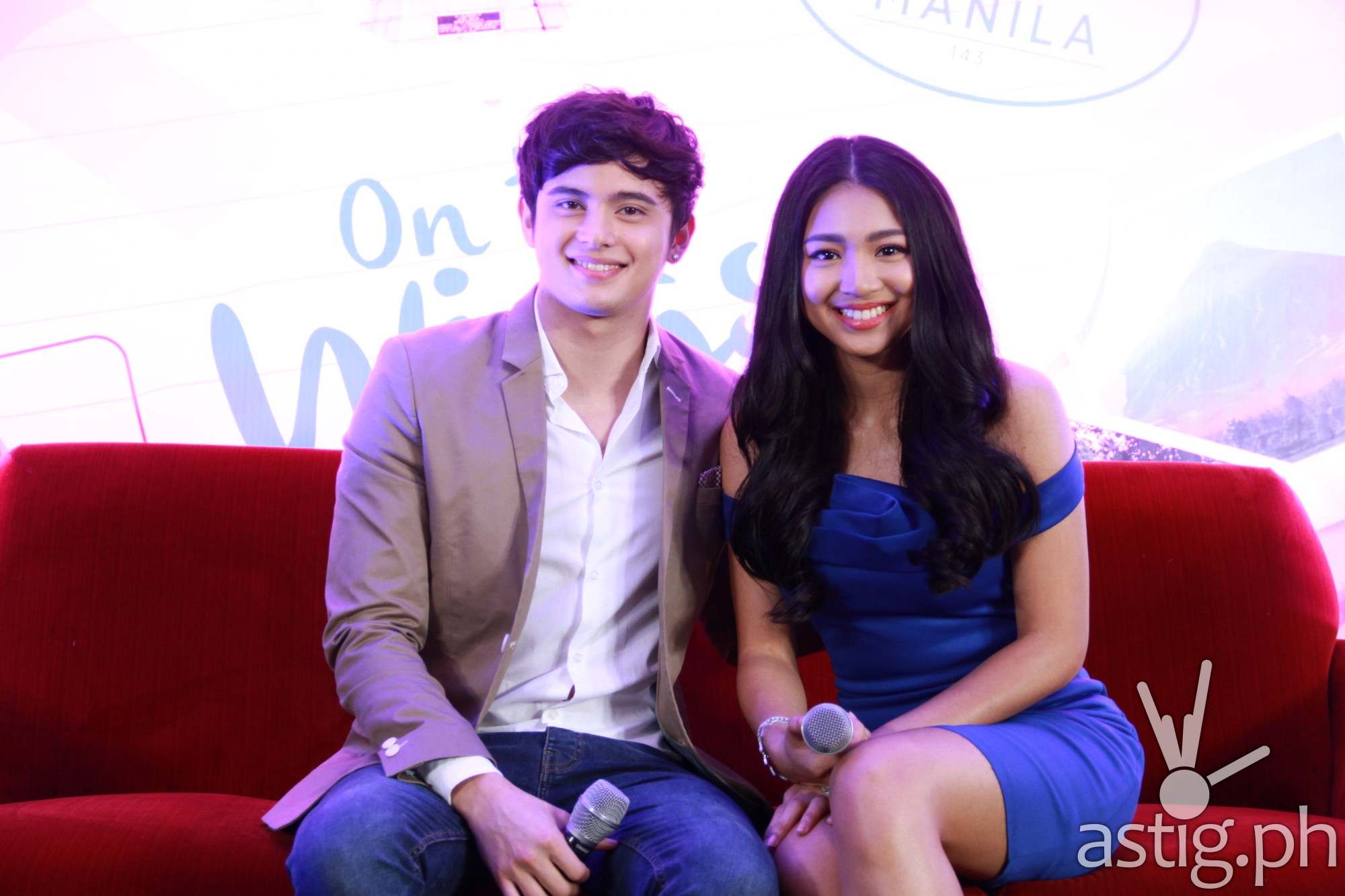 James Reid and Nadine Lustre at the OTWOL Media Day